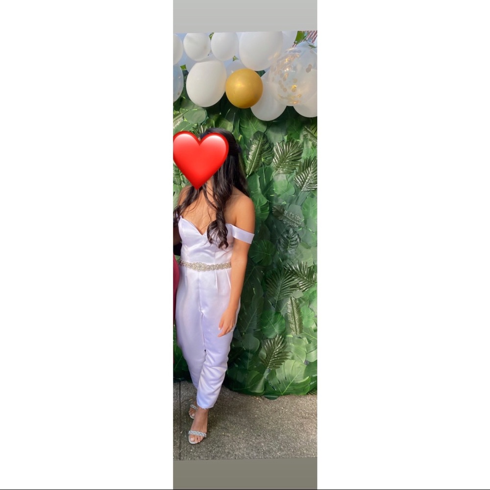 One of a kind bridal jumpsuit